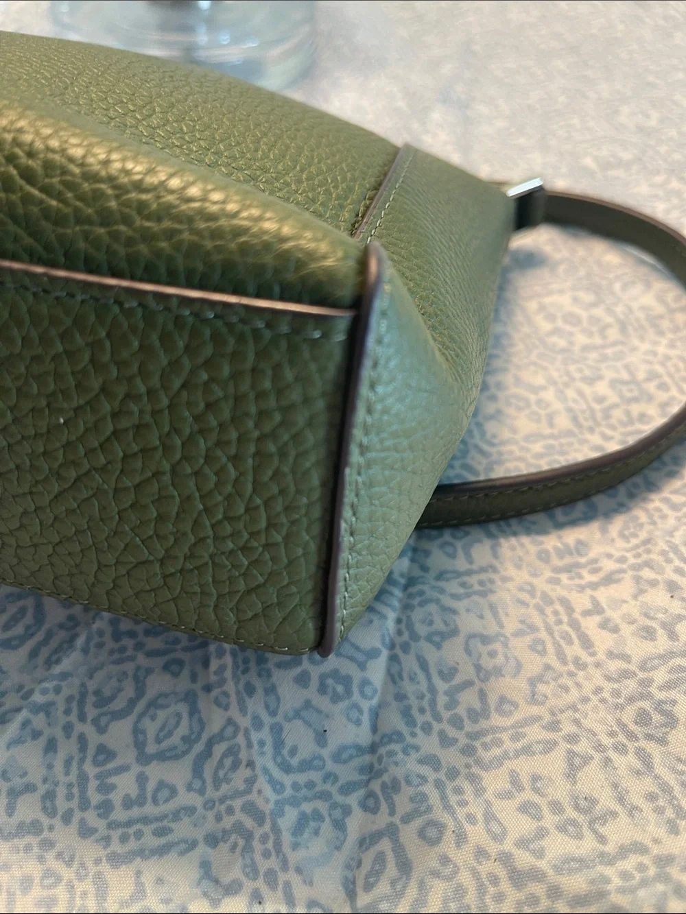 kate spade Olive Green Pebbled Leather Crossbody Bag
